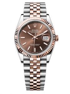 Đồng hồ Rolex Datejust 36 M126231-0043 126231-0043 Thép Oystersteel và Vàng Everose 18ct Mặt chocolate - Mẫu 2023