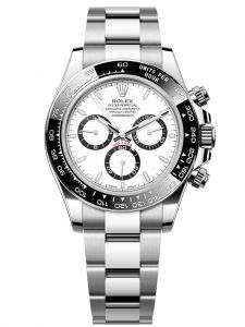 Đồng hồ Rolex Cosmograph Daytona 40 Panda M126500LN-0001 126500LN-0001 Thép Oystersteel Mặt Trắng - Mẫu 2023