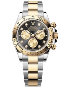 Đồng hồ Rolex Cosmograph Daytona M126503-0002 126503-0002 Oystersteel và Vàng vàng, mặt số đen sáng và vàng kim kim cương - Mẫu mới 2023