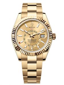 Đồng hồ Rolex Sky-Dweller 42 M336938-0001 336938-0001 Vàng Kim 18ct Mặt champagne - Mẫu 2023