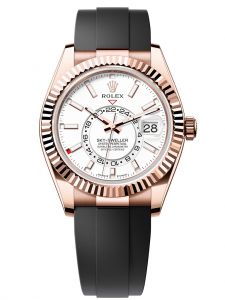 Đồng hồ Rolex Sky-Dweller 42 M336235-0003 336235-0003 Vàng Everose 18ct Mặt trắng - Mẫu 2023