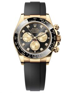 Đồng hồ Rolex Cosmograph Daytona M126518LN-0006 126518LN-0006 yellow gold, mặt số đen sáng và vàng kim kim cương - Mẫu mới 2023