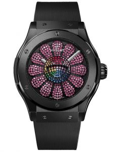 Đồng hồ Hublot Classic Fusion Takashi Murakami Black Ceramic Pink Sapphires 507.CX.9003.RX.TAK23 507CX9003RXTAK23