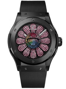 Đồng hồ Hublot Classic Fusion Takashi Murakami Black Ceramic Light Pink Sapphires 507.CX.9004.RX.TAK23 507CX9004RXTAK23