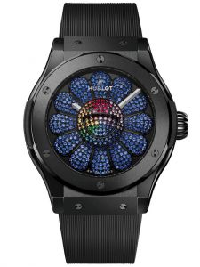 Đồng hồ Hublot Classic Fusion Takashi Murakami Black Ceramic Blue Sapphires 507.CX.9007.RX.TAK23 507CX9007RXTAK23