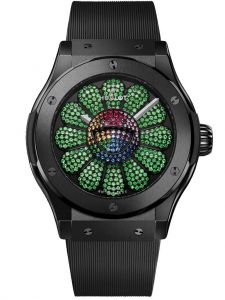 Đồng hồ Hublot Classic Fusion Takashi Murakami Black Ceramic Tsavorites 507.CX.9010.RX.TAK23 507CX9010RXTAK23