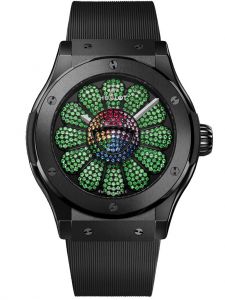 Đồng hồ Hublot Classic Fusion Takashi Murakami Black Ceramic Tsavorites 507.CX.9010.RX.TAK23