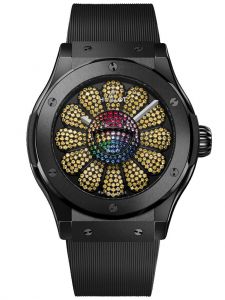 Đồng hồ Hublot Classic Fusion Takashi Murakami Black Ceramic Yellow Sapphires 507.CX.9011.RX.TAK23