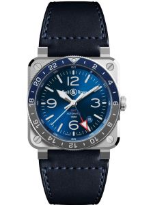 Đồng hồ Bell & Ross BR03-93 GMT Blue BR0393-BLU-ST/SCA