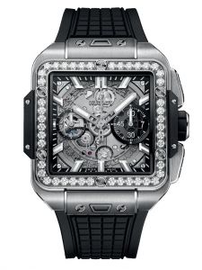 Đồng hồ Hublot Square Bang Unico Titanium Diamonds 821.NX.0170.RX.1204 821NX0170RX1204