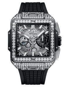 Đồng hồ Hublot Square Bang Unico Titanium Pavé 821.NX.0170.RX.1604