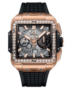 Đồng hồ Hublot Square Bang Unico King Gold Diamonds 821.OX.0180.RX.1204