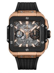 Đồng hồ Hublot Square Bang Unico King Gold Ceramic 821.OM.0180.RX