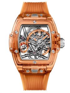 Đồng hồ Hublot Spirit Of Big Bang Tourbillon Orange Sapphire 645.JO.0120.RT 645JO0120RT