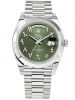 dong-ho-rolex-day-date-40-platinum-olive-green-arabic-dial-rare-m228206-0048-228206-0048 - ảnh nhỏ  1