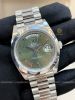 dong-ho-rolex-day-date-40-platinum-olive-green-arabic-dial-rare-m228206-0048-228206-0048 - ảnh nhỏ 13