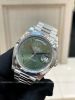 dong-ho-rolex-day-date-40-platinum-olive-green-arabic-dial-rare-m228206-0048-228206-0048 - ảnh nhỏ 7