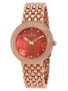 Đồng hồ Charmex of Switzerland Las Vegas Brown Mother of Pearl 6302