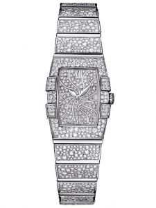 Đồng hồ Omega Constellation Quadrella 122.55.19.60.99.001 25.3 x 19.3 White Gold