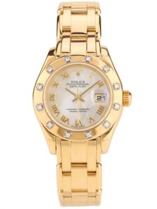 Đồng hồ Rolex Datejust Pearlmaster 29 M80318-0054 80318-0054 Vàng Kim 18ct Mặt Trắng - Lướt