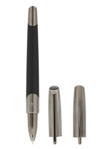 Bút bi nước S.T. Dupont Gunmetal And Matt Black Rollerball Pen 402719