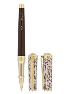 Bút bi nước S.T. Dupont Shakespeare Brown Rollerball Pen 292103