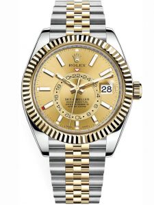 Đồng hồ Rolex Sky-Dweller 42 M326933-0004 326933-0004 Vàng Kim 18ct Màu Champagne