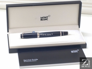 MS B.104 - Bút bi nước Montblanc Boheme - Platinum - Đá xanh