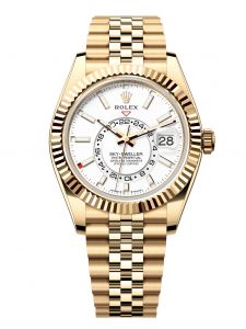 Đồng Hồ Rolex Sky-Dweller 42 M336938-0006 336938-0006 Vàng Kim 18ct Màu Trắng Tinh Khiết - Mẫu 2024