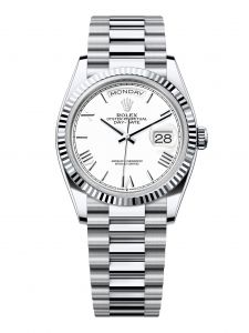 Đồng Hồ Rolex Day-Date 36 M128236-0017 128236-0017 Bạch Kim Màu Trắng - Mẫu 2024