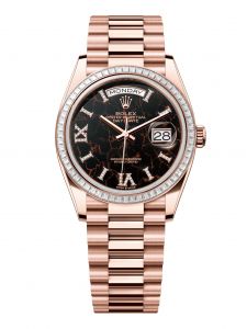 Đồng Hồ Rolex Day-Date M128395TBR-0010 128395TBR-0010 Vàng Everose 18ct Nạm Thạch Anh Và Kim Cương - Mã Mới 2024