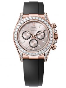Đồng hồ Rolex Cosmograph Daytona 40 M126535TBR-0002 126535TBR-0002 Vàng Everose 18ct Mặt Sundust Niềng Kim cương - Mẫu 2024