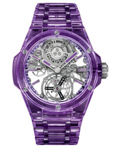 Đồng hồ Hublot Big Bang Integrated Tourbillon Full Purple 455.JM.0120.JM 455JM0120JM