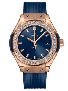 Đồng hồ Hublot Classic Fusion King Gold Blue Diamonds 591.OX.7180.RX.1204 591OX7180RX1204