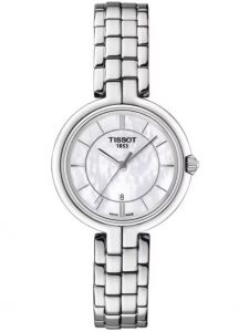 Đồng hồ Tissot Flamingo MOP T094.210.11.111.00 Mặt Ốc Trắng - lướt