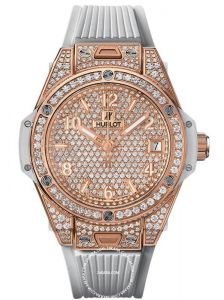 Đồng Hồ Hublot Big Bang One Click King Gold White Full Pavé 39mm 465.oe.9010.rw.1604