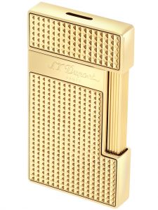 Bật lửa S.T Dupont Lighter Slimmy Diamond Head Golden 028009