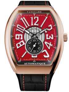 Đồng hồ Franck Muller Vanguard V 41 S S6 AT FO REL VIN (RG) mặt đỏ