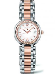 Đồng hồ Longines PrimaLuna L8.110.5.19.6 L81105196 Kim Cương Vàng Hồng