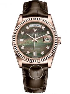Đồng hồ Rolex Day-Date 36 M118135-0030 118135-0030 Vàng Everose 18ct Mặt khảm trai đen