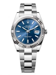 Đồng hồ Rolex Datejust M126334-0001 126334-0001 Oystersteel và vàng trắng, mặt số xanh sáng