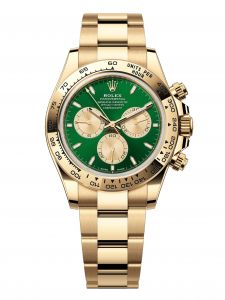 Đồng hồ Rolex Cosmograph Daytona 40 M126508-0008 126508-0008 Vàng Kim 18ct Mặt Xanh Lá Cây - Mẫu Mới 2025