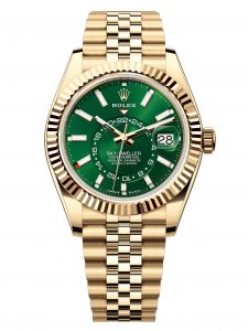 Đồng hồ Rolex Sky-Dweller 42 M336938-0008 336938-0008 Vàng Kim 18ct Mặt Xanh Lá Cây - Mẫu Mới 2025