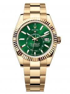 Đồng hồ Rolex Sky-Dweller 42 M336938-0007 336938-0007 Vàng Kim 18ct Mặt Xanh Lá Cây - Mẫu Mới 2025