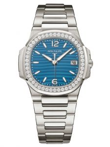 Đồng hồ Patek Philippe Nautilus 7010/1G-013 White Gold Kim cương Date Central Seconds