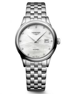Đồng hồ Longines Flagship L4.374.4.88.6 L43744886 Stainless Steel White Mother-of-pearl