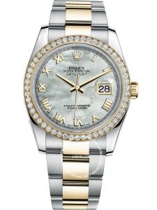 Đồng hồ Rolex Datejust 36 M116243 116243 Mặt khảm trai