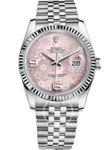 Đồng hồ Rolex Datejust 36 M116234 116234 Mặt hồng hoa tiết hoa
