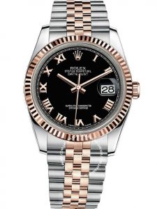 Đồng hồ Rolex Datejust 36 M116231 116231 Mặt đen cọc số la mã