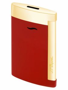 Bật lửa S.T Dupont Slim 7 Lacquered Lighter Red and Golden 027707